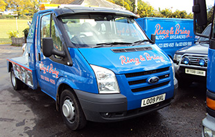 One of our Vehicle Collection Trucks